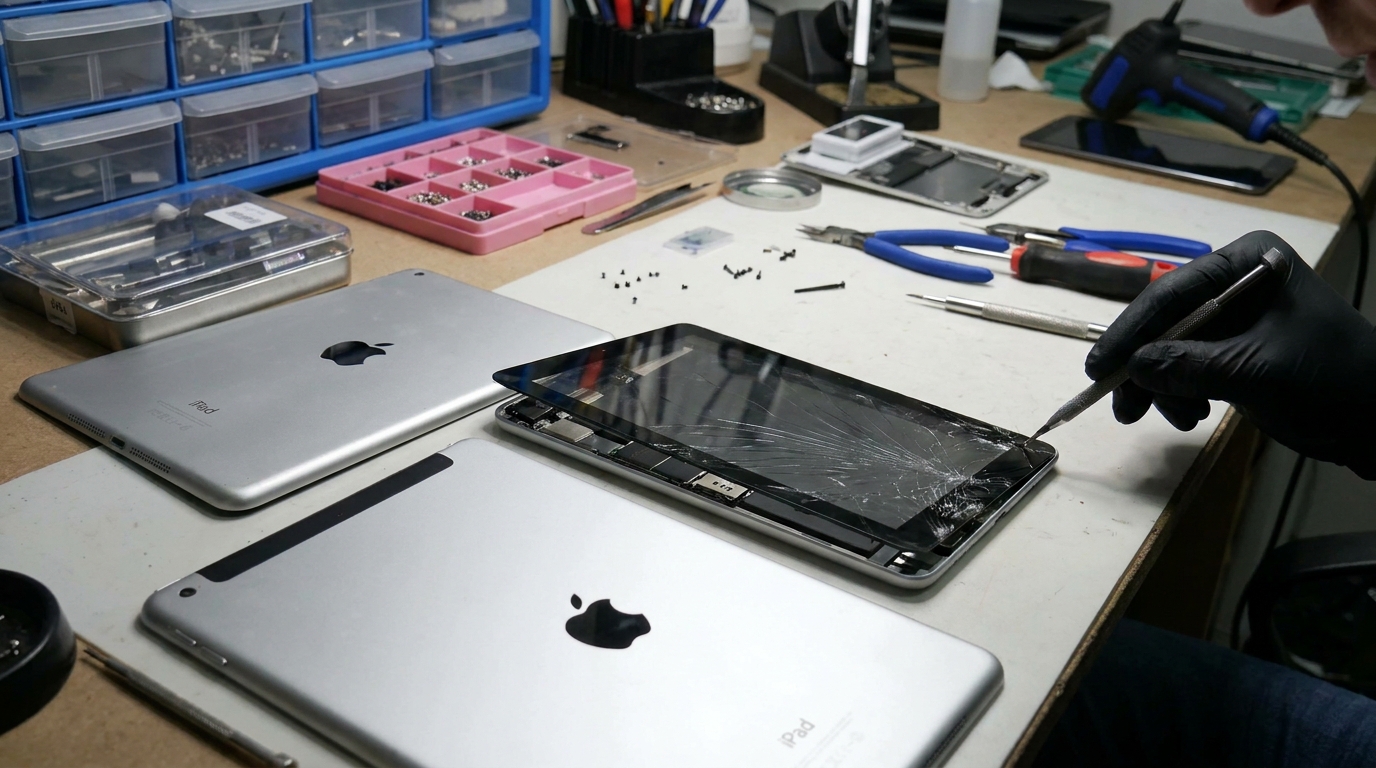 repairing cracked ipad screen